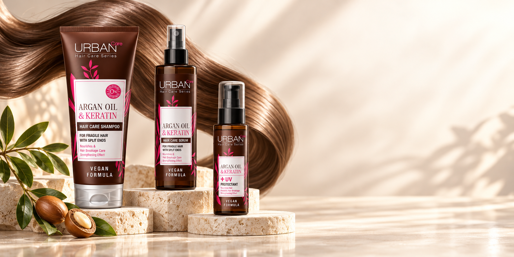 Urban Care Argan Oil and Keratin collection